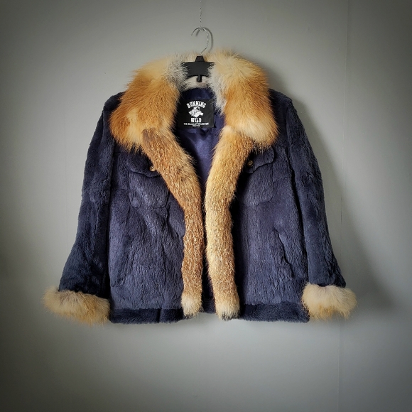 Running Wild Jackets & Blazers - Running Wild The Stampede Collection Rabbit Fur Coat Large